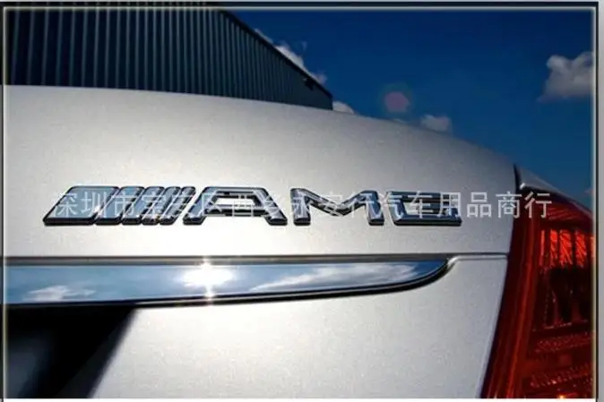 AMG маркировка логотипа автомобиля наклейки на бампер модифицированный автомобиль Tail Tag английский логотип знак автомобиля