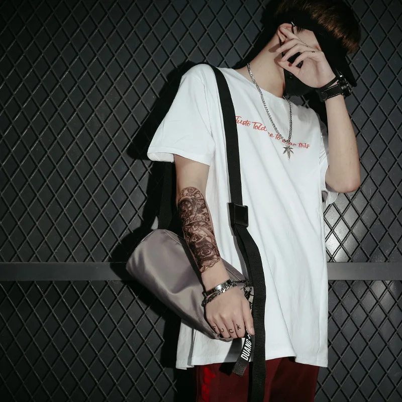 

Korean-style Fashion Cool Casual Street Style Men Hip Hop Shoulder Bag Nursing Outdoor Bag Harajuku Hand Fashion Bag