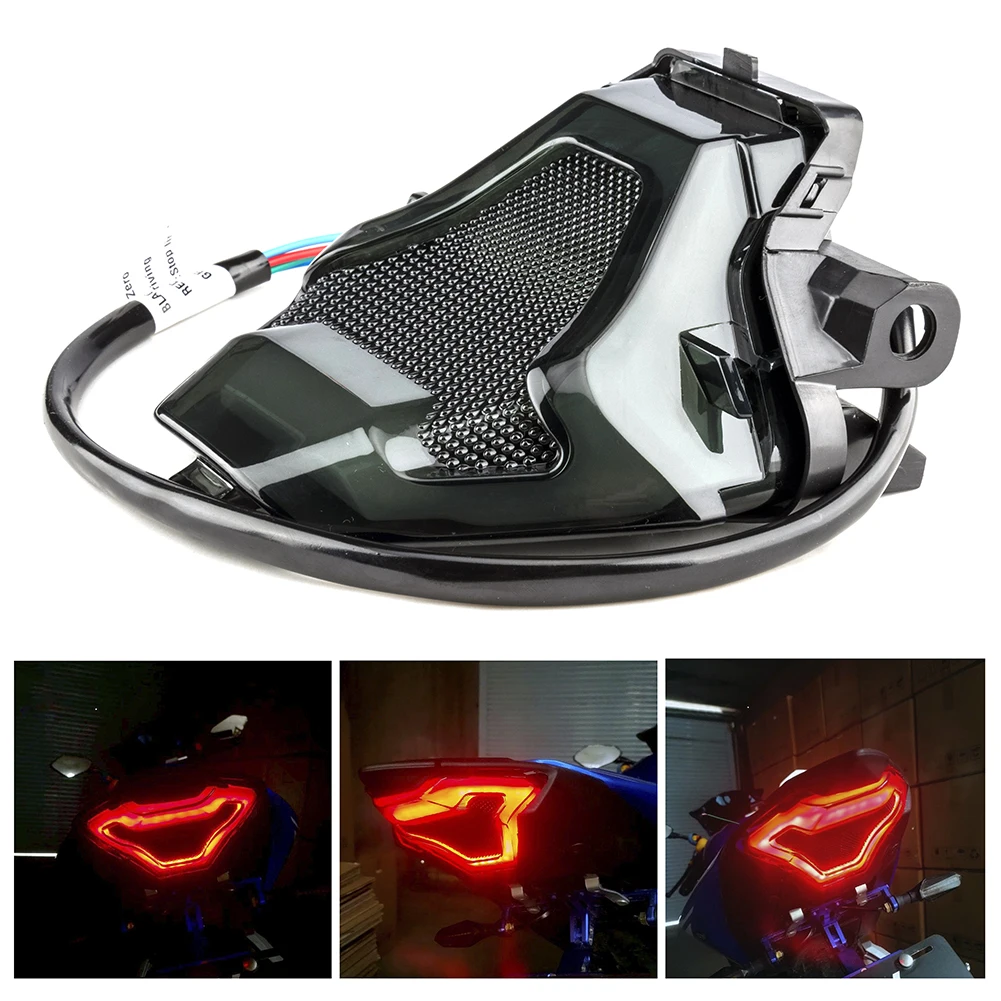 

Motorcycle Modified Tail Lamp Brake Stop Turn Signal for YAMAHA YZF R3 R25Y15ZR MT07 FZ07 LC150 Dirt Pit Bike Parts