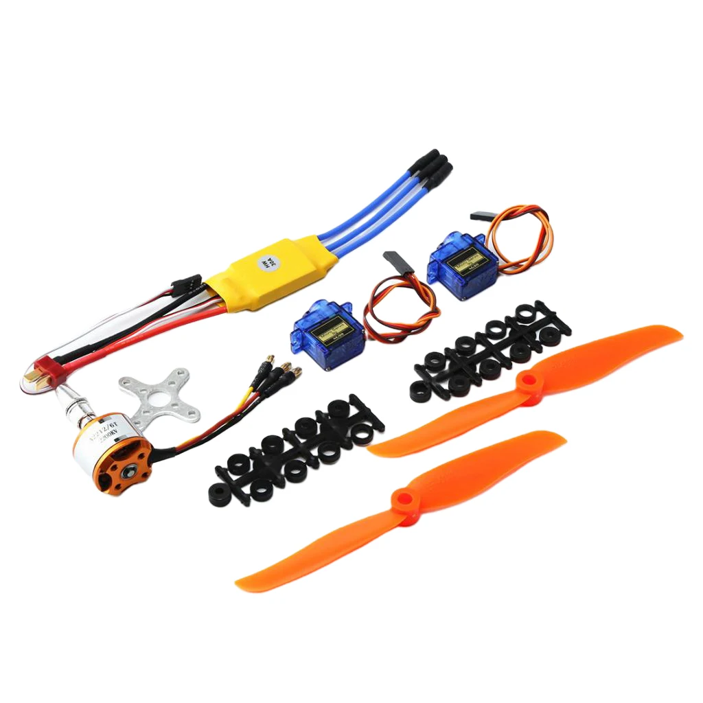 Сервопривод 9G 2212 двигатель 2200KV 6035 пропеллер RC самолет вертолет запчасти | Игрушки
