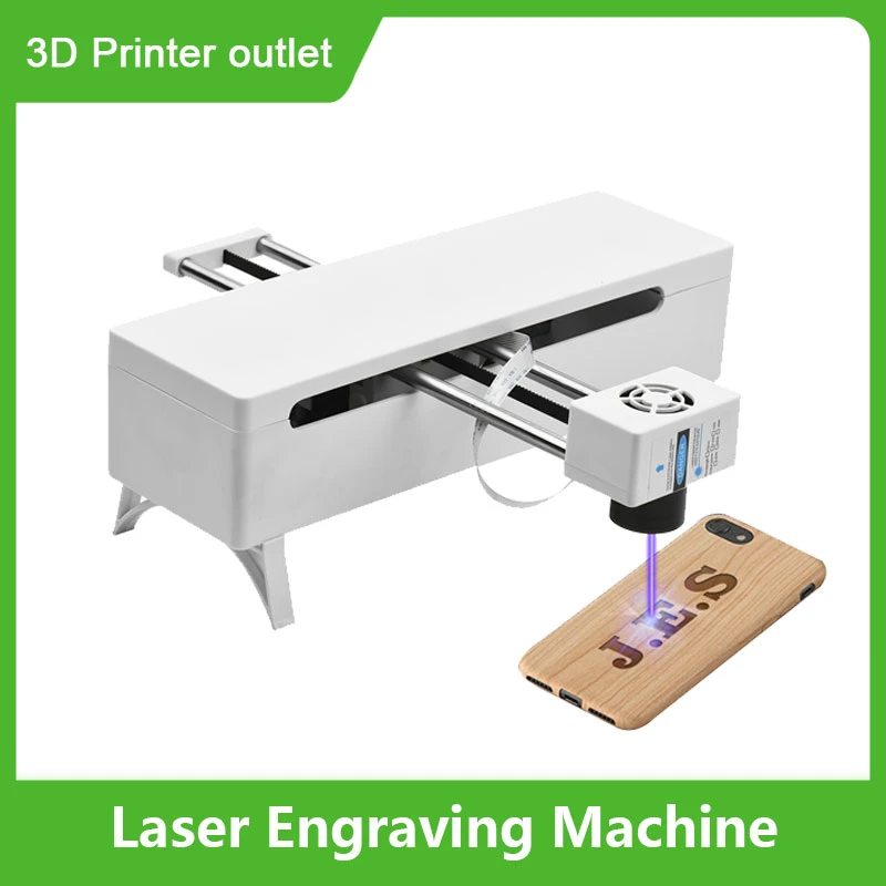 best budget 3d printer 450nm 40W Laser Engraving Machine Adjustable Focal Length Support PC Software High Speed Mini CNC Laser Engraver Cutter 3 d printer