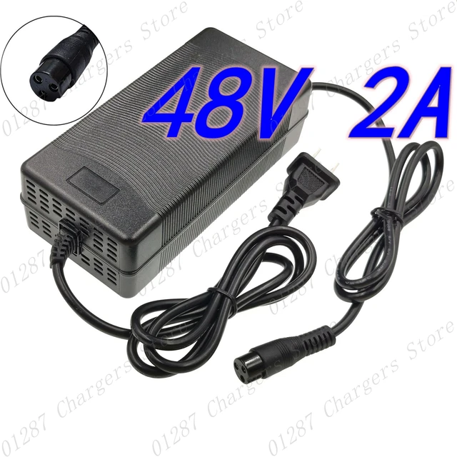 48V 2A Lead-acid Battery Charger for 57.6V Lead acid Battery Electric  Bicycle Bike Scooters Motorcycle Charger XT60 Plug