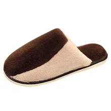 Разноцветная обувь мужские хлопковые меховые тапочки осенние тапочки на плоской нескользящей подошве домашняя повседневная обувь мужская обувь zapatos de hombre