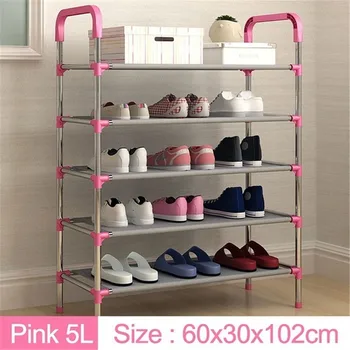 

Iron frame plastic assembly splicing detachable simple multi-layer small shoe cabinet economic household door simple shoe rack