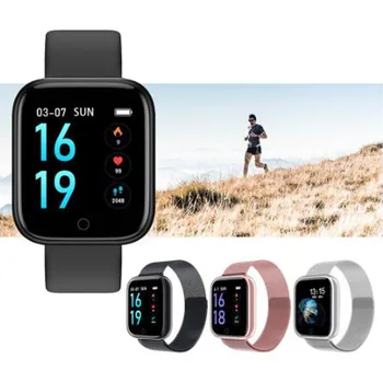 

T80 Smart Watch Women Men Sports Fashion Ip68 Waterproof Activity Fitness Tracker Heart Rate Brim Smartwatch