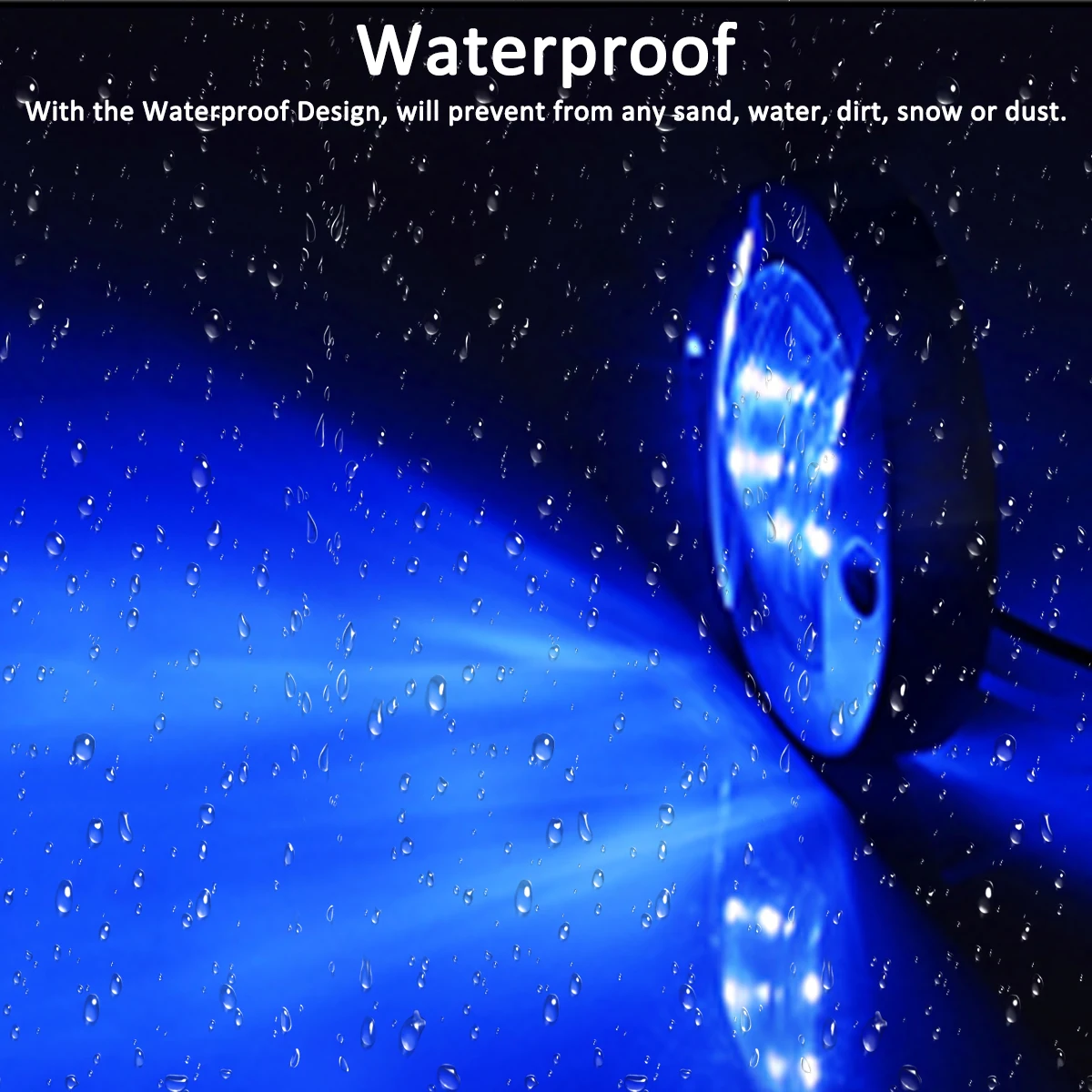 Светодиодный светильник для морской лодки 12 В Круглый из нержавеющей стали