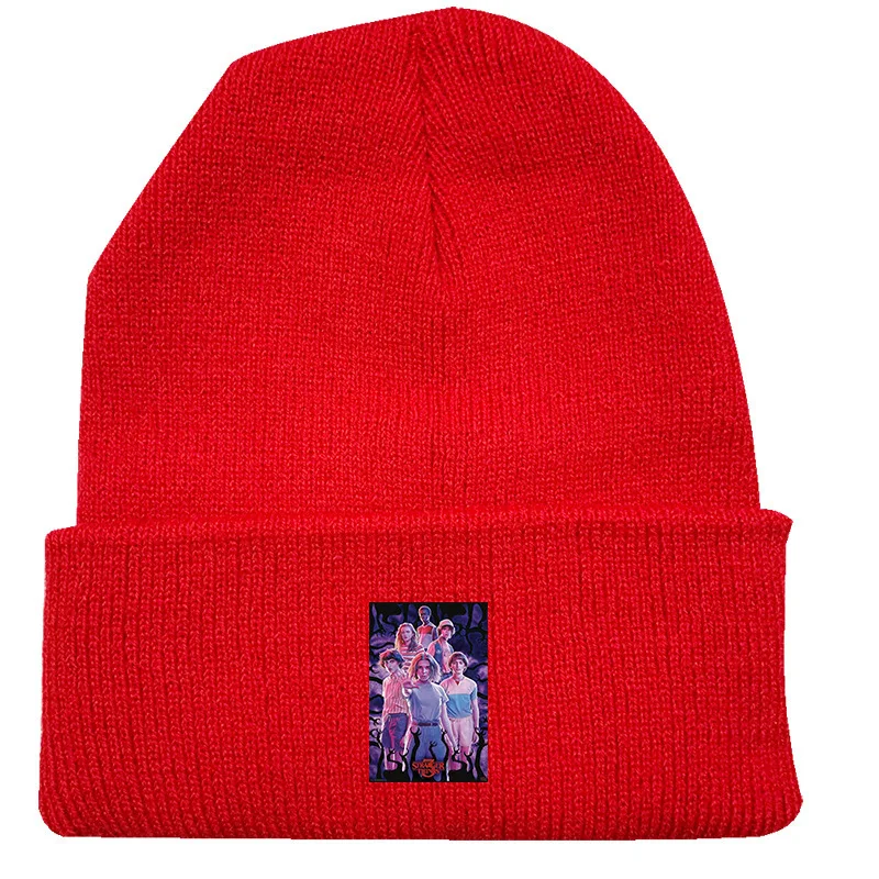 

Stranger Things3 Open Season Winter Plush Warm Commemorative Models Stranger Things Red Yarn Balaclavas