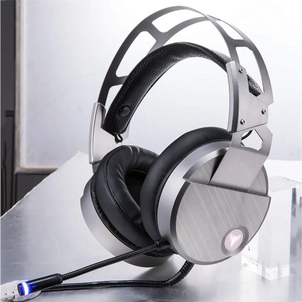 HYASIA PC Игровые наушники Casque 7,1 канальный звук USB Проводные Наушники Компьютерная гарнитура ПК шумоподавление с микрофоном регулируемый