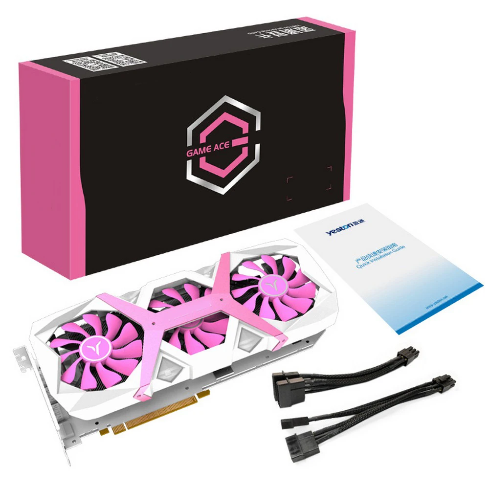 Yeston Radeon RX5700XT GPU 8G/256bit/DDR6/7nm PCI Express x16 3,0 видеокарта HDMI+ 3* DP для рабочего стола