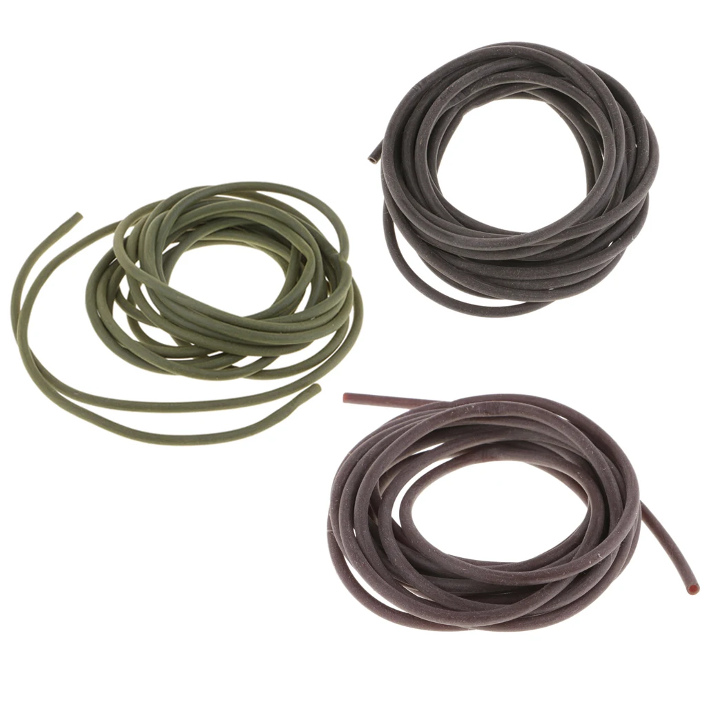 Silicone Rig Tubing 1.5mm Inside Diameter Fishing Rig Tube Sea Fishing Rigs Fishing Tackles 3 Meters