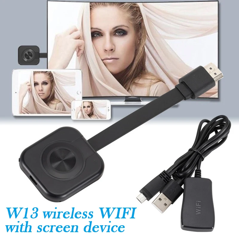 Wireless Wifi Same Screen Converter Pusher Hdmi Same Screen Device Suitable Converter Pusher For Mobile Phones And Computers 