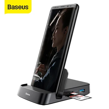 

Baseus USB C HUB Dex Station to USB 3.0 HDMI USB HUB for Samsung S20 Note 20 Huawei P40 Mate 30 Docking Station USB Type C HUB