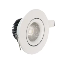 10 шт./лот затемненный CCT потолочный светильник Высокое качество 8 Вт 230 в глубокий антибликовый Регулируемый встраиваемый потолочный точечный COB светодиодный светильник отверстие D70mm