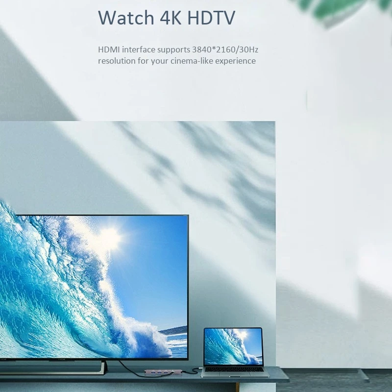 USB C концентратор type C к Мульти USB 3,0 концентратор HDMI адаптер док-станция для MacBook Pro huawei mate 30 USB-C 3,1 сплиттер порт
