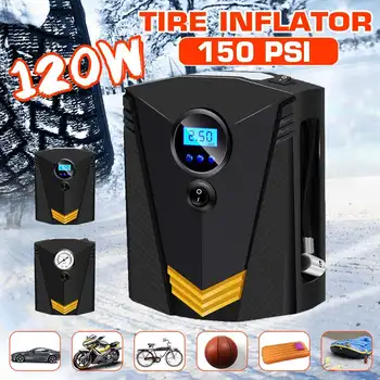 

DC 12 Volt Car Portable Air Compressor Pump Digital Tire Inflator 150 PSI Auto Air Pump for Car Motorcycle LED Light Tire Pump