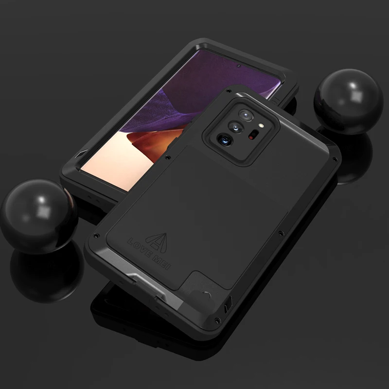 For Samsung Note 20 Case Heavy Duty Armor Metal