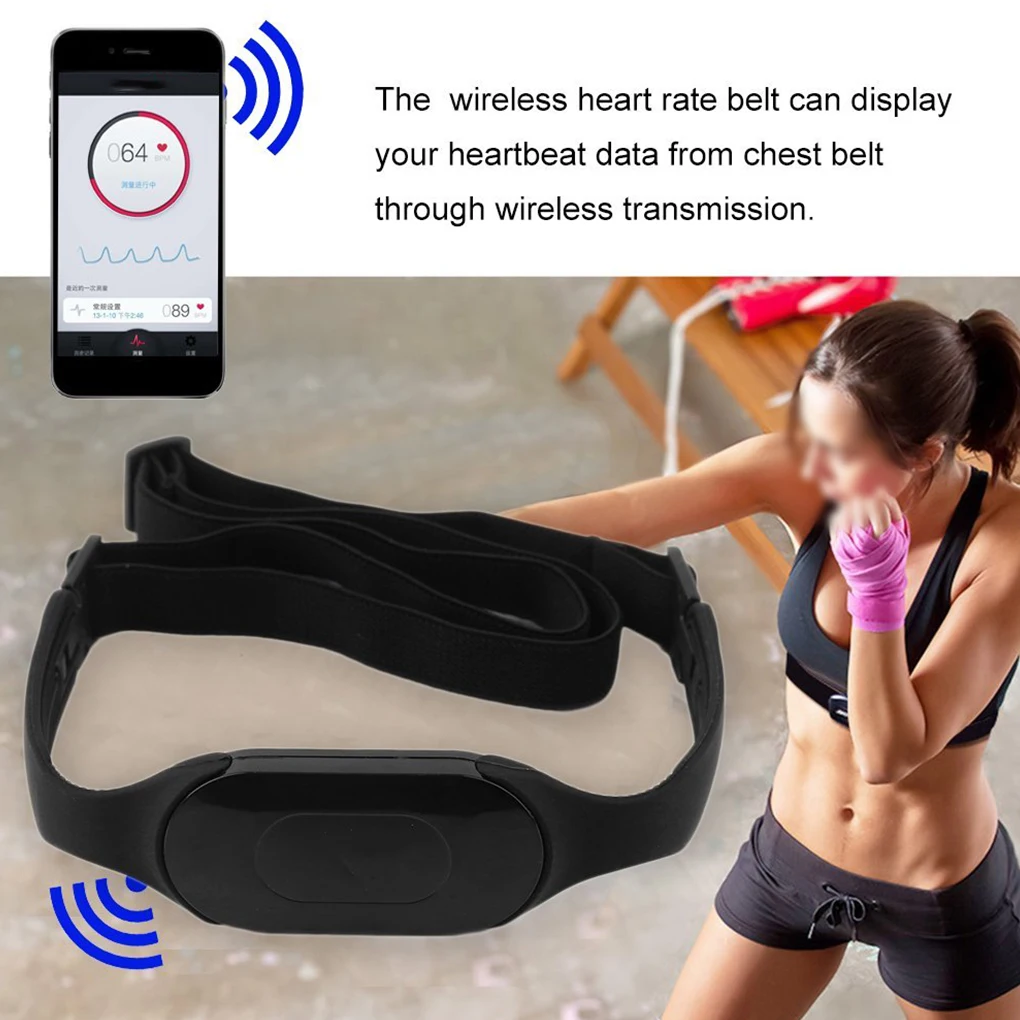 Водонепроницаемый Bluetooth 4 0 беспроводной пульсометр с ремешком для измерения