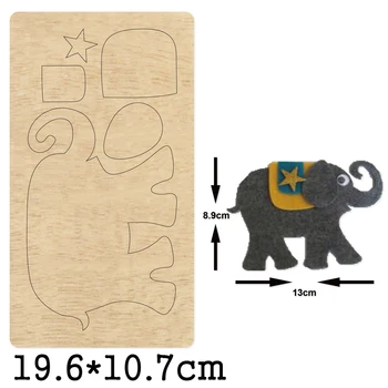 

elephant cutting dies 2020 new die cut &wooden dies Suitable for common die cutting machines on the market