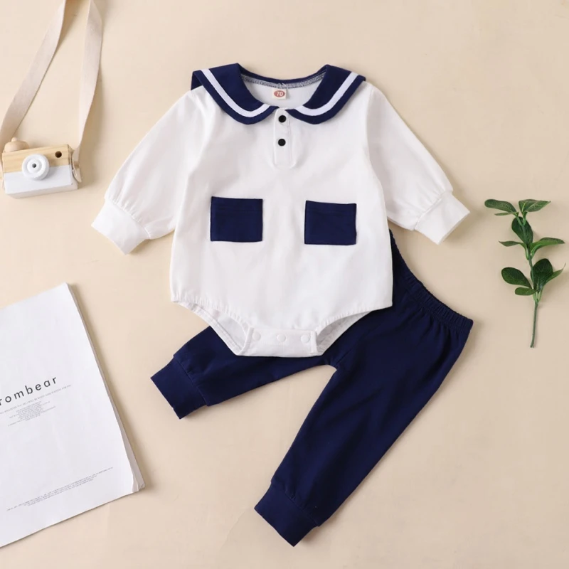 baby boy navy trousers