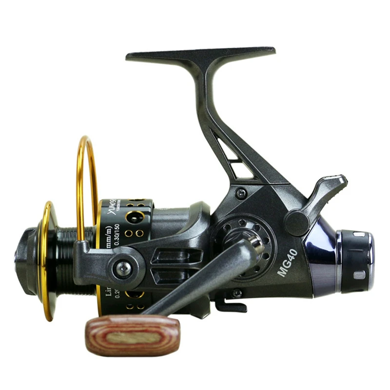 YUMOSHI 11 BB Double Brake Design Fishing Reel Super Strong Carp Fishing Feeder Spinning Wheel Type Fishing Wheel