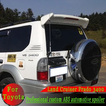 

For Toyota Land Cruiser Prado 3400 rear wing spoiler black or white or primer ABS material car landscaping spoiler