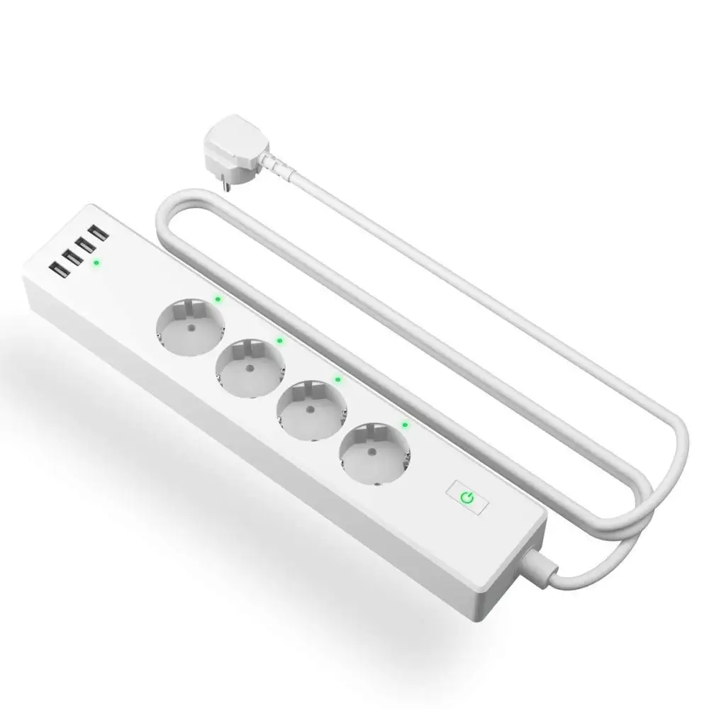 Smart Wi Fi стабилизатор напряжения, Alexa и Google Assistant и IFTTT поддерживается, приложение дистанционное управление Meross MSS425F ЕС/JP Стандартный