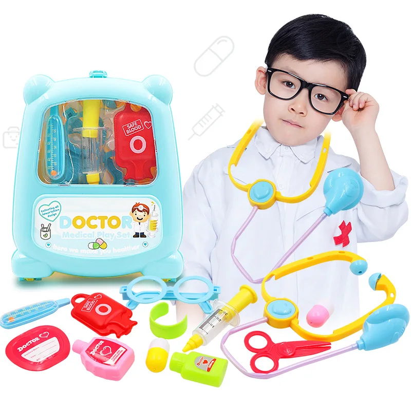 Микро для детей игровой дом доктор набор эхометр инъекции игровой дом чемодан для девочек и мальчиков подарок