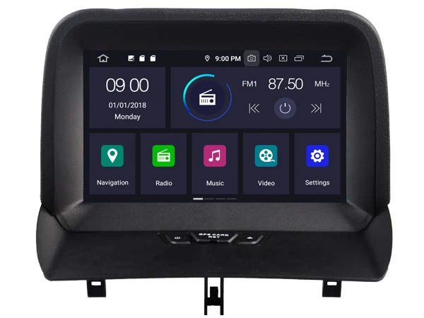 RUISO 4g+ 64g 8-Core автомобильный DVD плеер Android 9,0 для FORD Transit автомобильный мультимедийный DVD Авто Радио Стерео 1080P GPS wi-fi DVR dab obd ips