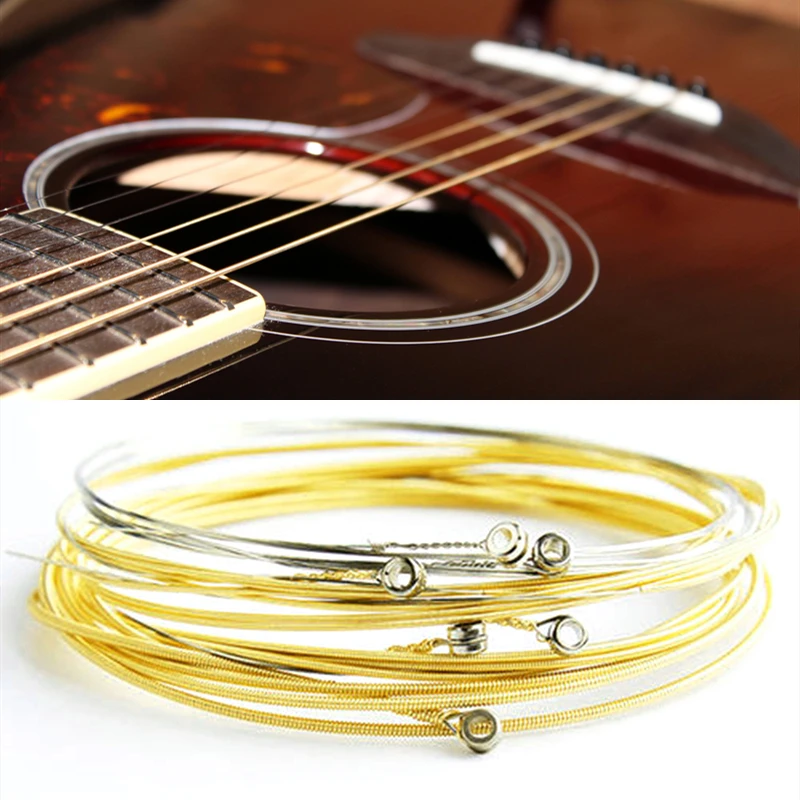 .011-.052 Guitar Strings Replacement Full Set 6pcs Steel Core Copper AlloyPYG .011-.052 Guitar Strings Replacement Full Set 6pcs Steel Core Copper AlloyPYG