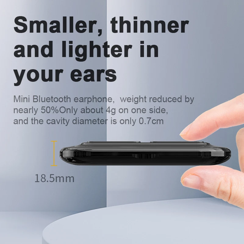XG49 TWS Wireless Headphones Bluetooth Touch Control Smaller And Thinner Sports Headset For Iphone Huawei Music Earphones Xiaomi
