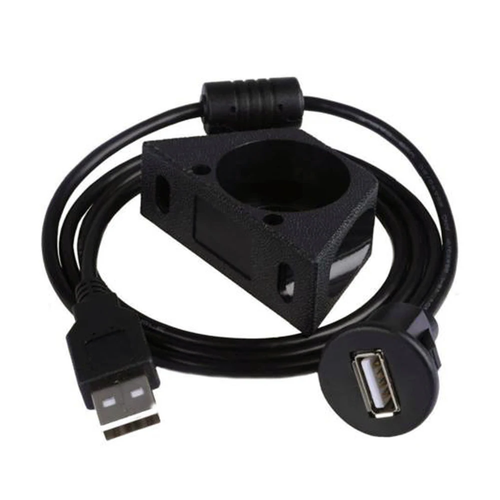 1 м 2 м розетка панель папа-мама автомобильная зарядка звук для ноутбука USB 2,0 запасные части многофункциональный удлинитель приборная панель