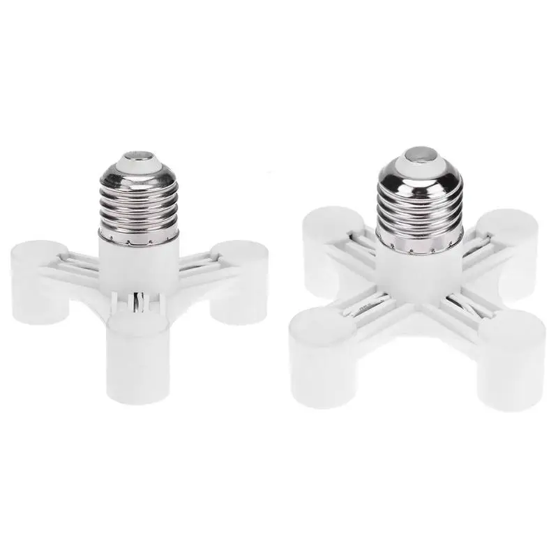 

E27 to E14 3/4 Blub Head Lamp Holder Lamp Base For Light Bulb Socket Adapter Splitter Screw Induction Lamp Bulb Holder Lamp Base