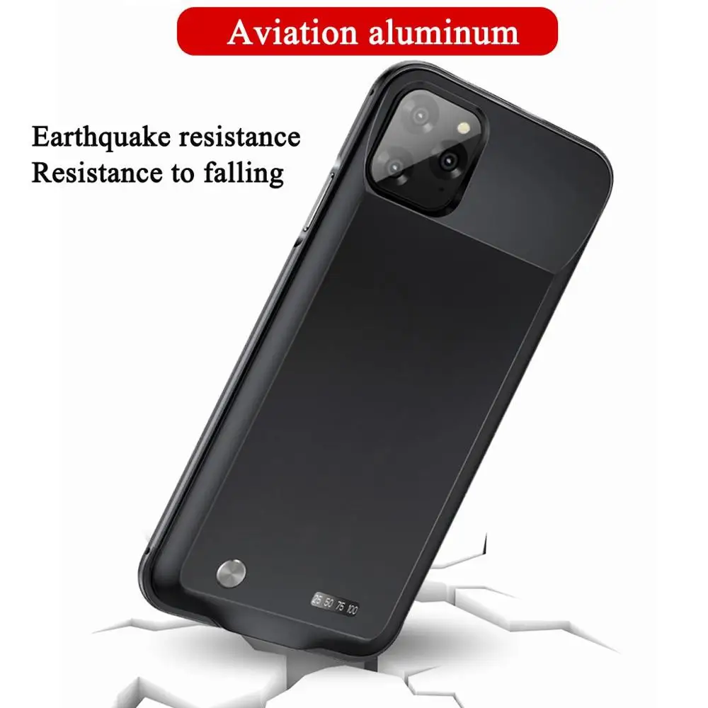 Для iPhone 11 6,1 ''/11pro max 6,5''/11pro 5,8 ''5000 mAh тонкое зарядное устройство для телефона, чехол для зарядного устройства