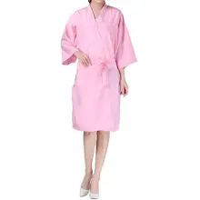 Салон красивый халат отель спа гость халат Парикмахерская Стрижка кимоно Парикмахерская накидка Смок накидка платье на окрашивающий шампунь макияж