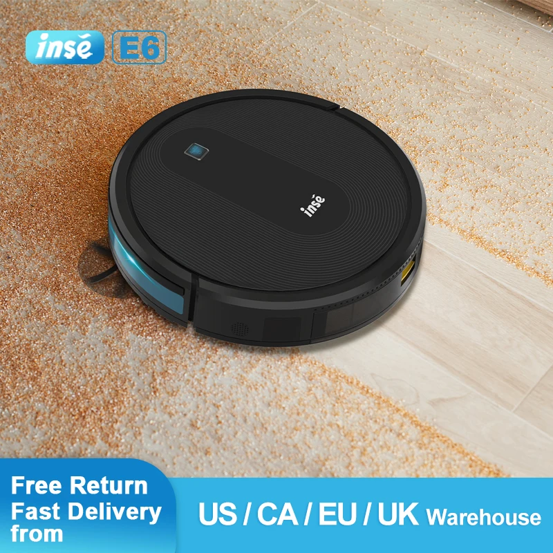Robot Vacuum Cleaner INSE E6 Cordless Vacuum Cleaner for Home Powerful