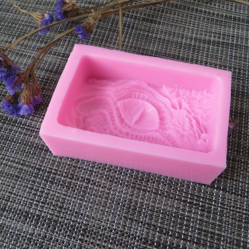 Dragon Eye Pattern Soap Silicone Mold Crafts Party Dessert Cake Baking Mold Clay Plaster DIY Decorating Art Crafts