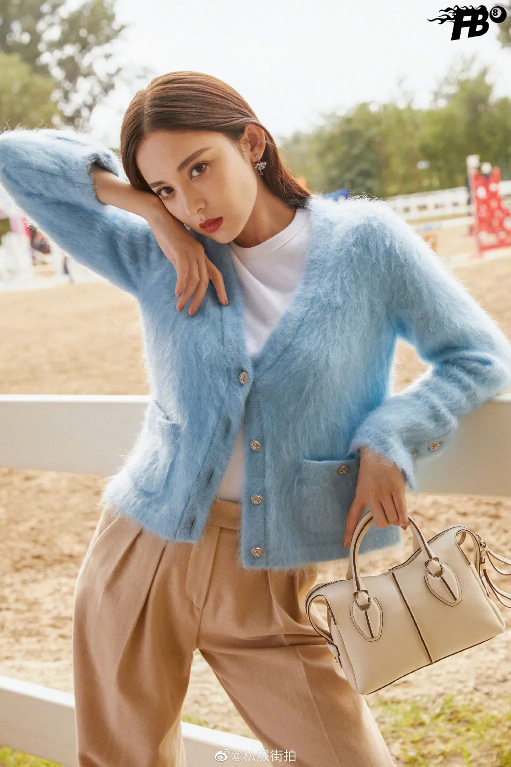 

Autumn and Winter 2019 New Sweater Blue Small Fragrant Mohair Knitting Short Cardigan Coat V-Neck Cardigans Women Sweater