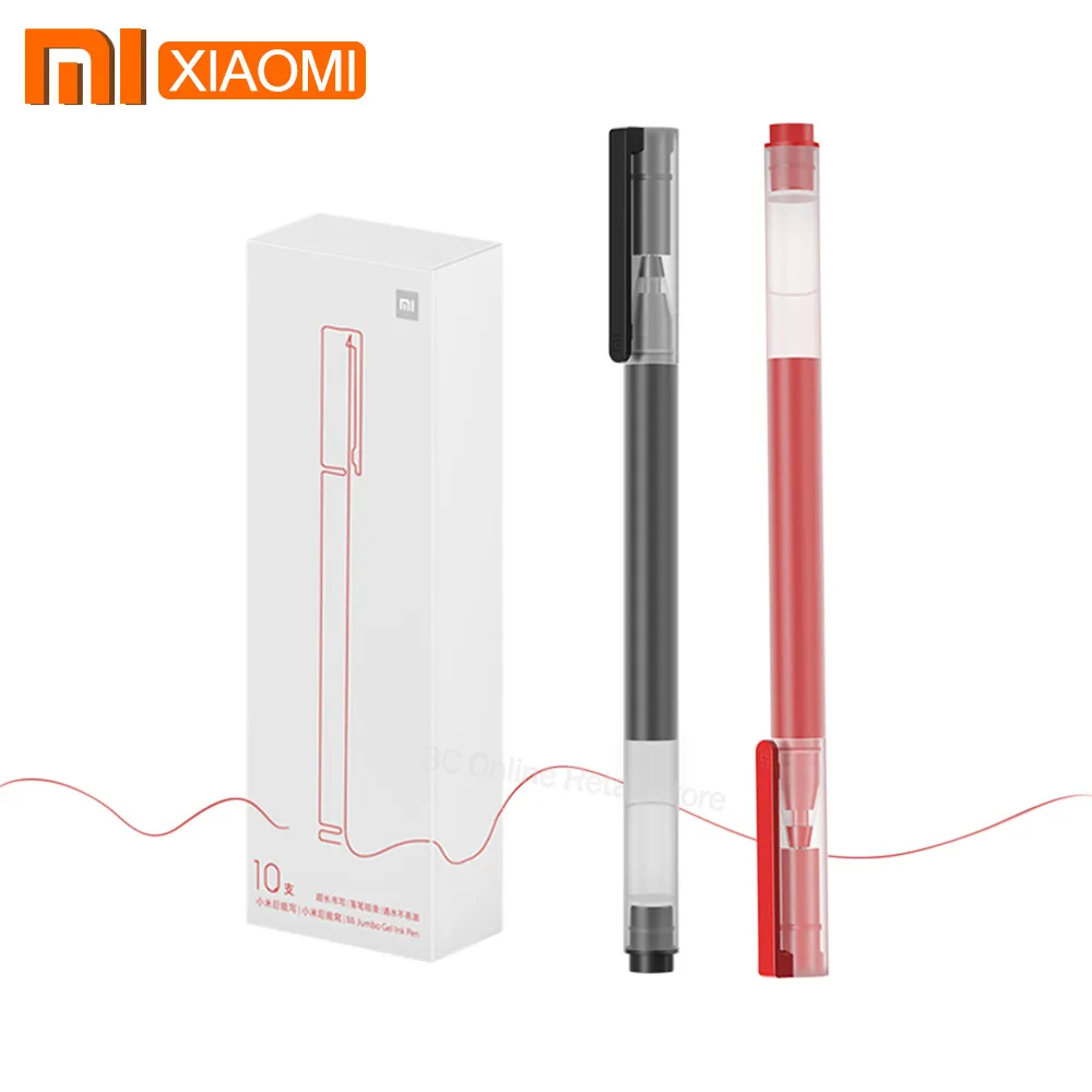 Оригинальная гелевая ручка Xiaomi 0 5 мм гладкие ручки пули суперпрочные швейцарские