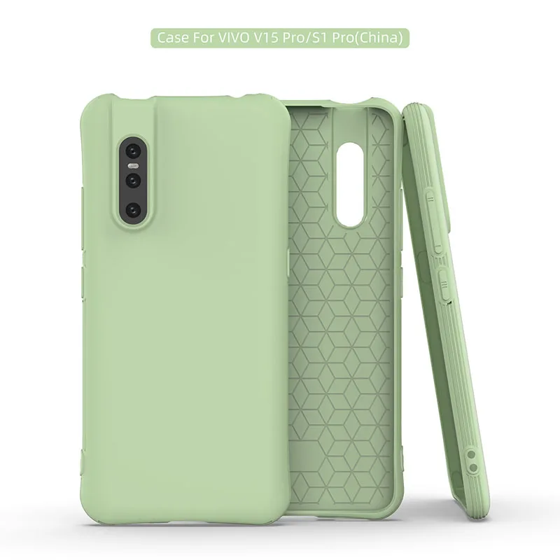 Силиконовый чехол ярких цветов для Vivo Z5X Z1 V15 Pro V9 Y85 Z3X Y91 Y95 Y30 Y50 Y17 Y12 Y3 U3X U10 матовый