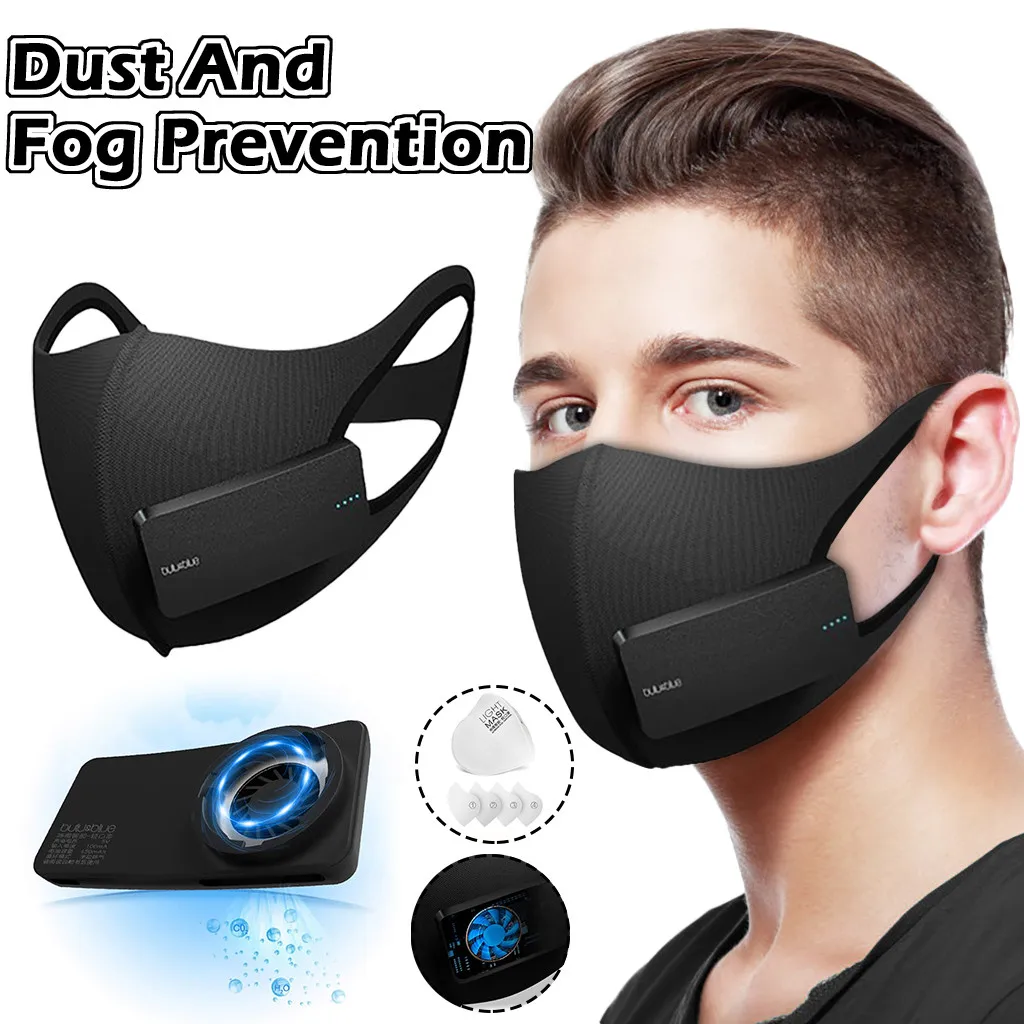 Smart Mask With BreathableValve Electric Face Mask Air Purifying
