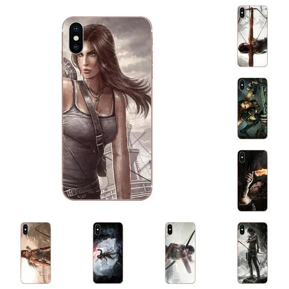 Прозрачный чехол из ТПУ для Xiaomi Redmi Note 2 3 3S 4 4A 4X5 5A 6 6A Pro Plus Tomb Raider Lara Croft | Мобильные
