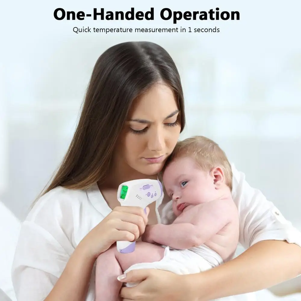 

Temperature Measurement Standing Thermometer Home Contact Type Temperature Tool Forehead Infrared Thermometer