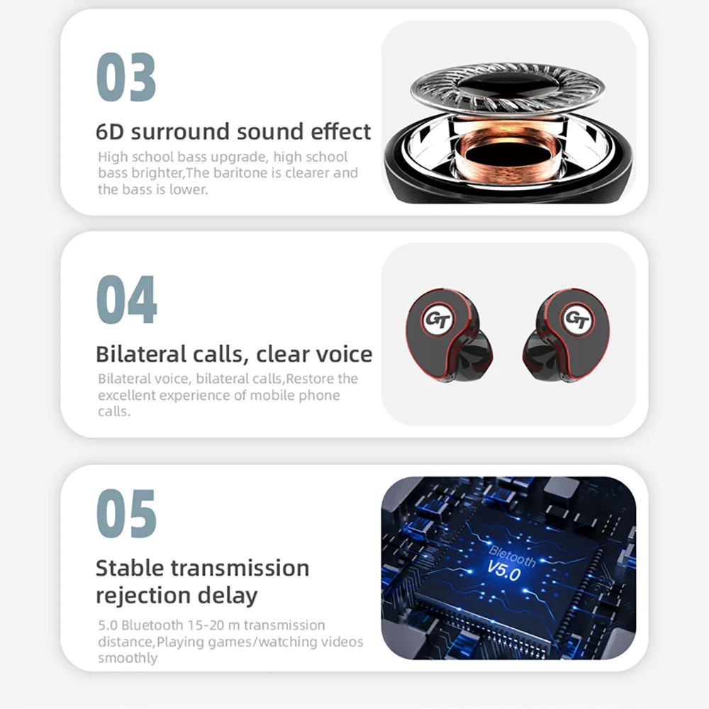 T911 Bluetooth наушники IPX5 водонепроницаемые TWS беспроводные наушники бинауральные стерео музыкальные наушники Спортивная игровая гарнитура для телефона