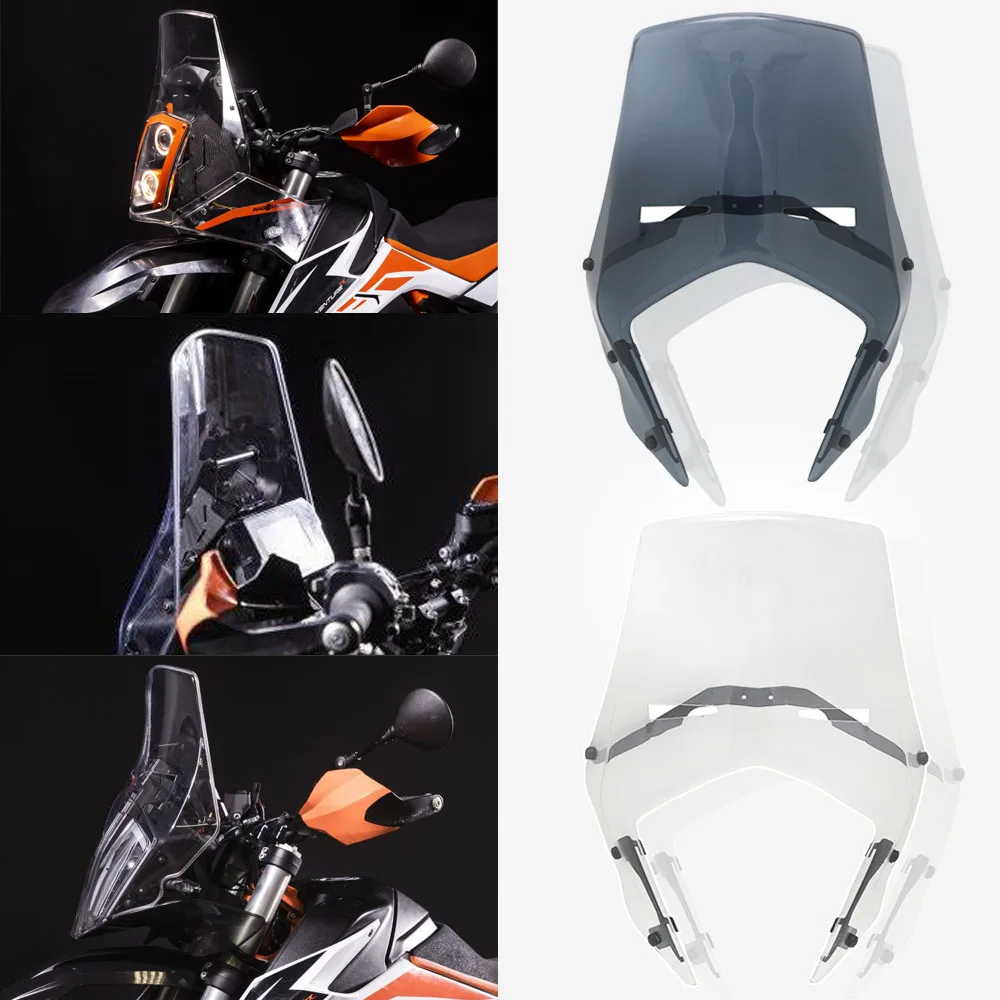Motorcycle New Rally Windshield Wind 