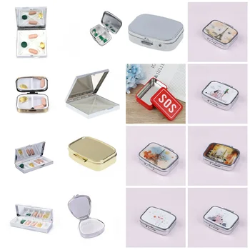 

Portable Compartment Pill Box Organizer Tablet Travel Medicine Storage Dispenser Holder Health Care Tool