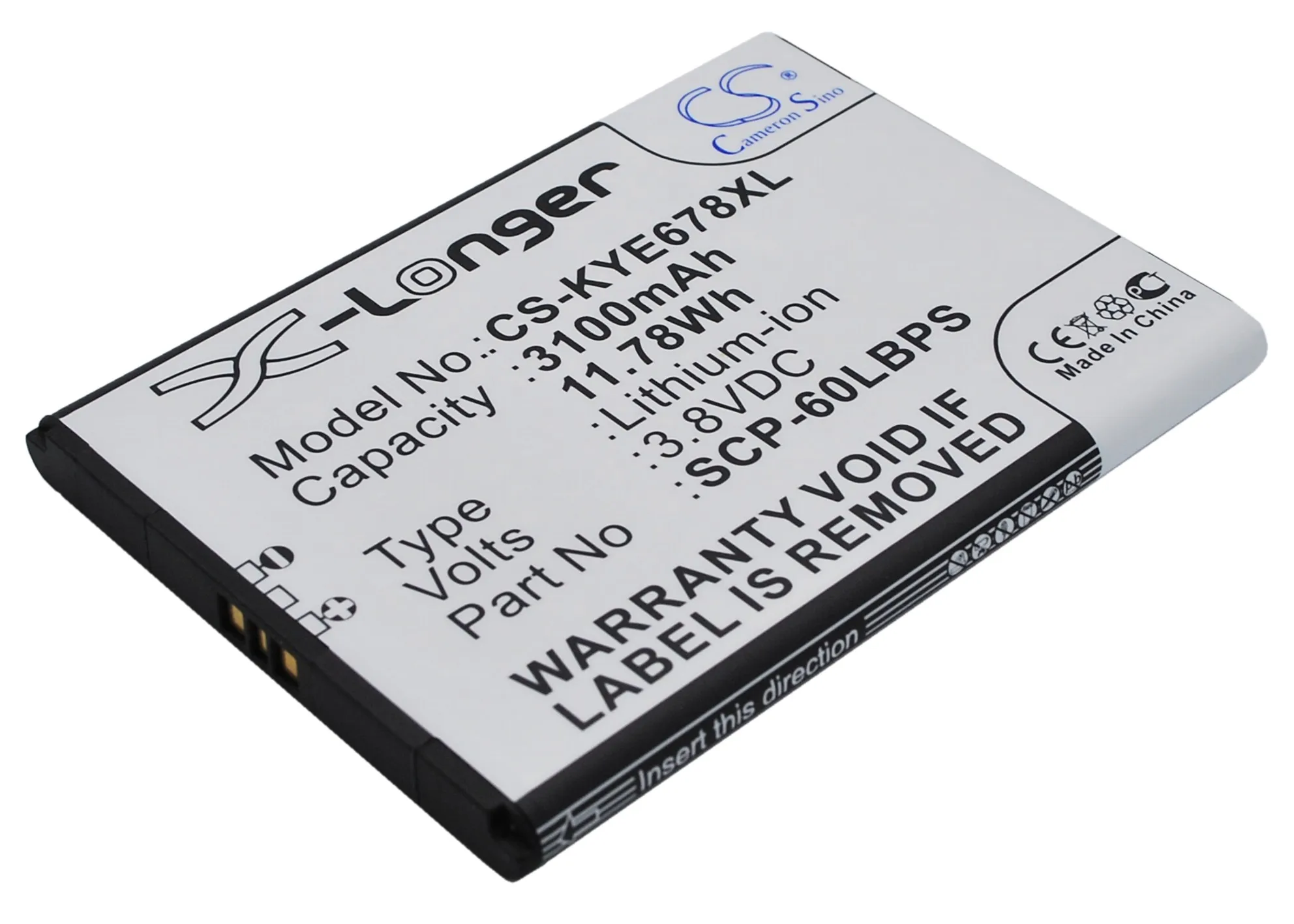 Камера для KYOCERA бригадир DuraForce E6560 E6762 E6782 5AAXBT076GEA SCP-60LBPS аккумулятор | Мобильные