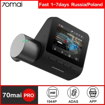 

70mai Dash Cam Pro GPS ADAS Speed & Coordinates Car DVR Camera Wifi 1944P HD Voice Control 70 Mai Dashcam 24H Parking Monitor