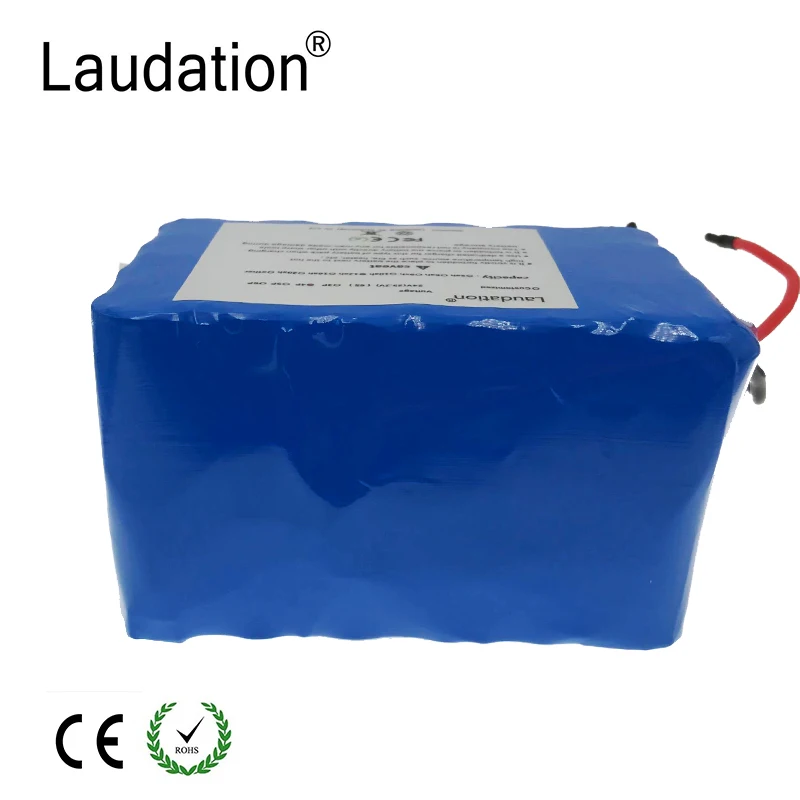 Laudation 24V 12AH литиевая батарея 24V 12800mah 6S 4P моторное кресло-коляска литий-ионный аккумулятор 250W 350W электрический велосипед+ зарядное устройство 2A