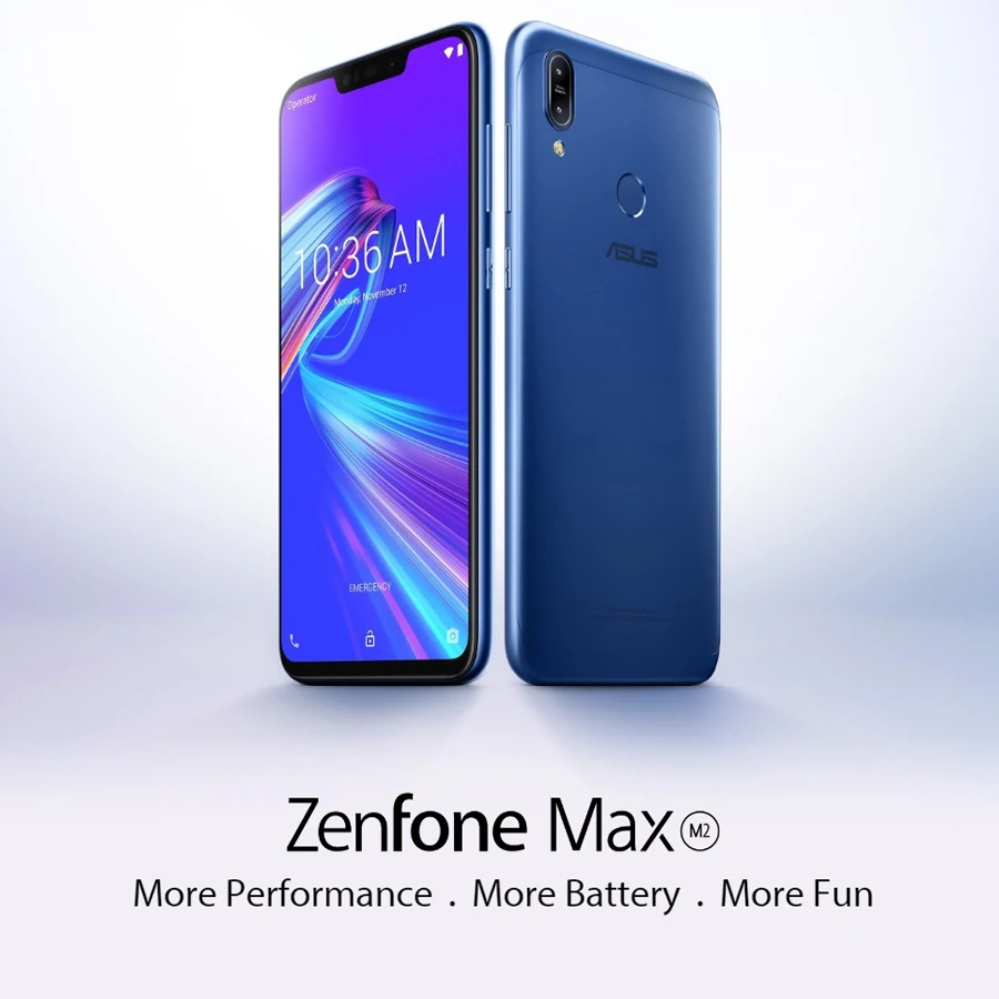 Мобильный телефон Asus Zenfone Max M2 с глобальной версией, 4 Гб, 64B, ZB633KL, Восьмиядерный процессор Snapdragon 632, 6,26 дюйма, 13 МП, двойная камера, 4000 мА/ч, 4G, телефон