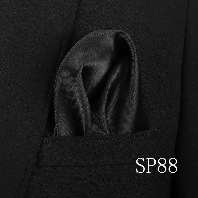 Fashion 100% Silk Hankerchief Scarves Vintage Hankies Men's Pocket Square Handkerchiefs Striped Solid Snot Rag 22*22 cm SP88